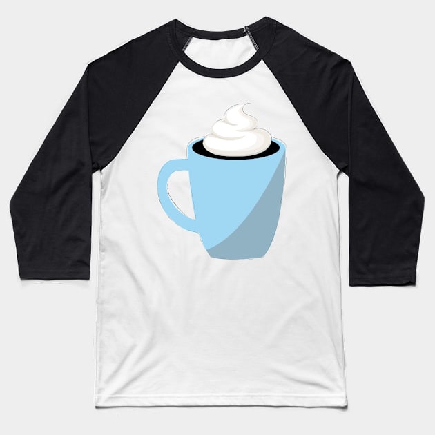 Coffee Baseball T-Shirt by snowshade